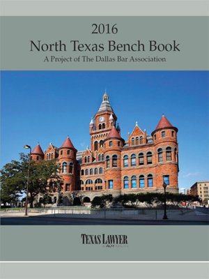 cover image of North Texas Bench Book